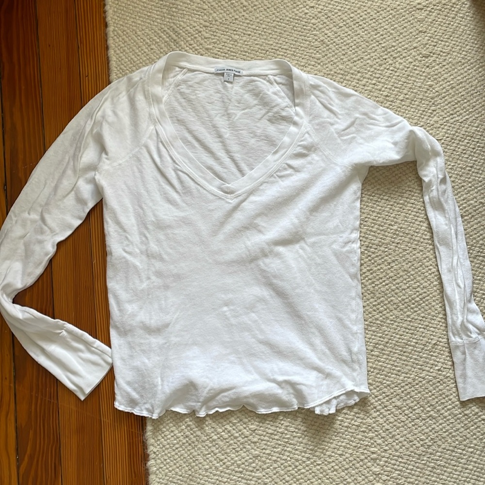 James perse v neck tee Small 1